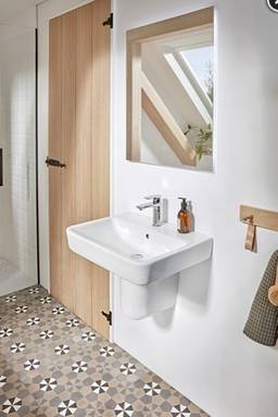 VB Waschbecken O.novo 4A4160 600x460mm Eckig Weiß Alpin