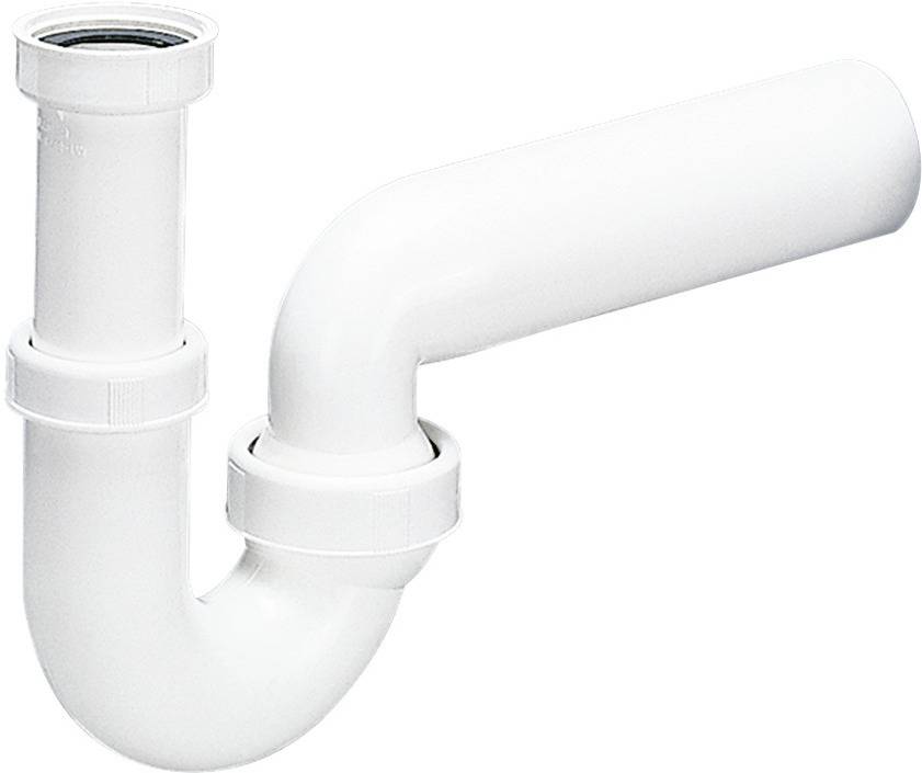 Dallmer Röhren-Siphon 100/0 ohne Waschgeräte-Anschluss 11/4 xDN 40