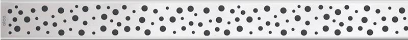 Alcadrain Grille de douche BUBLE pour caniveaux de douche, acier inoxydable mat 1150 mm