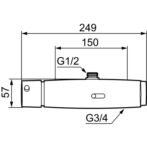 MORA tronic WMS, Duschthermostat Batteriebetrieb Chrom MORA tronic WMS, Duschthermostat Batteriebetrieb Chrom