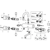 MORA tronic WMS, Waschtisch Wandarmatur Batteriebetrieb MORA tronic WMS, Waschtisch Wandarmatur Batteriebetrieb