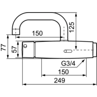 MORA tronic WMS, Waschtisch Wandarmatur Batteriebetrieb MORA tronic WMS, Waschtisch Wandarmatur Batteriebetrieb