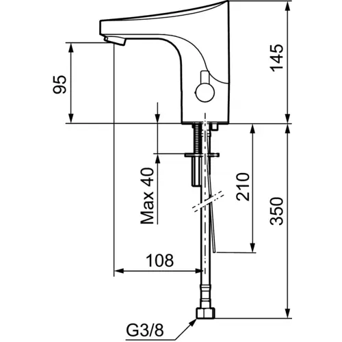 Mora MEDICARE Tronic WMS Waschtisharmaturen, Netzanschluss Chrom Mora MEDICARE Tronic WMS Waschtisharmaturen, Netzanschluss Chrom