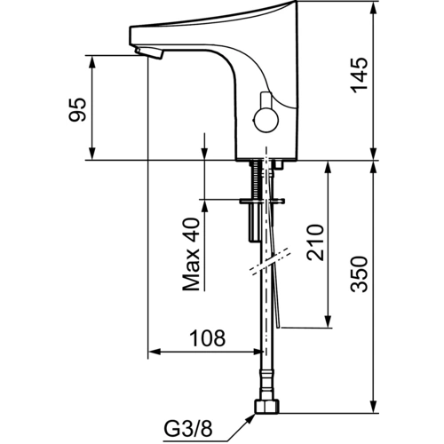 Mora MEDICARE Tronic WMS Waschtisharmaturen, Netzanschluss Chrom Mora MEDICARE Tronic WMS Waschtisharmaturen, Netzanschluss Chrom