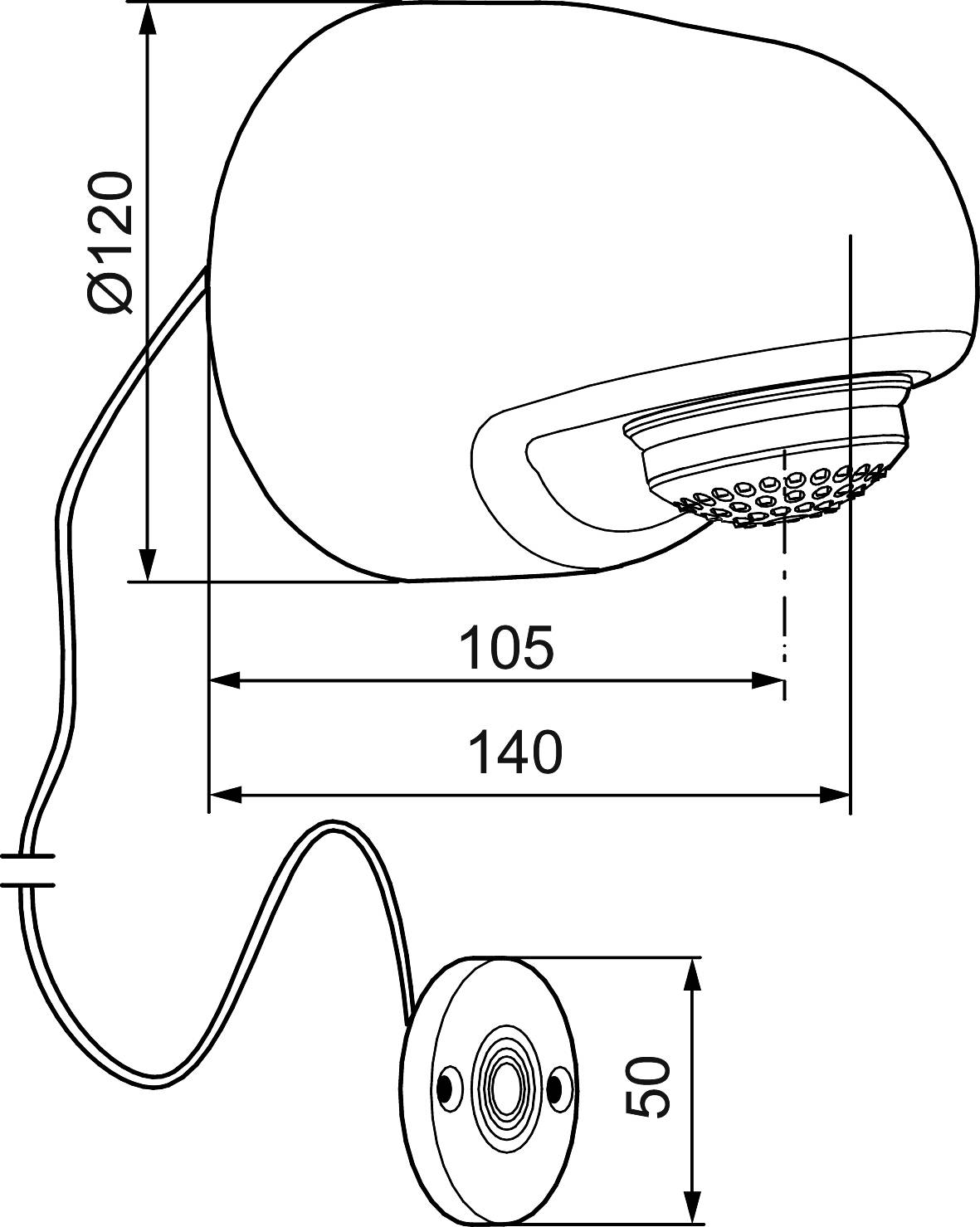 Mora Tronic Compact Duschkopf Thermostat Unterputz