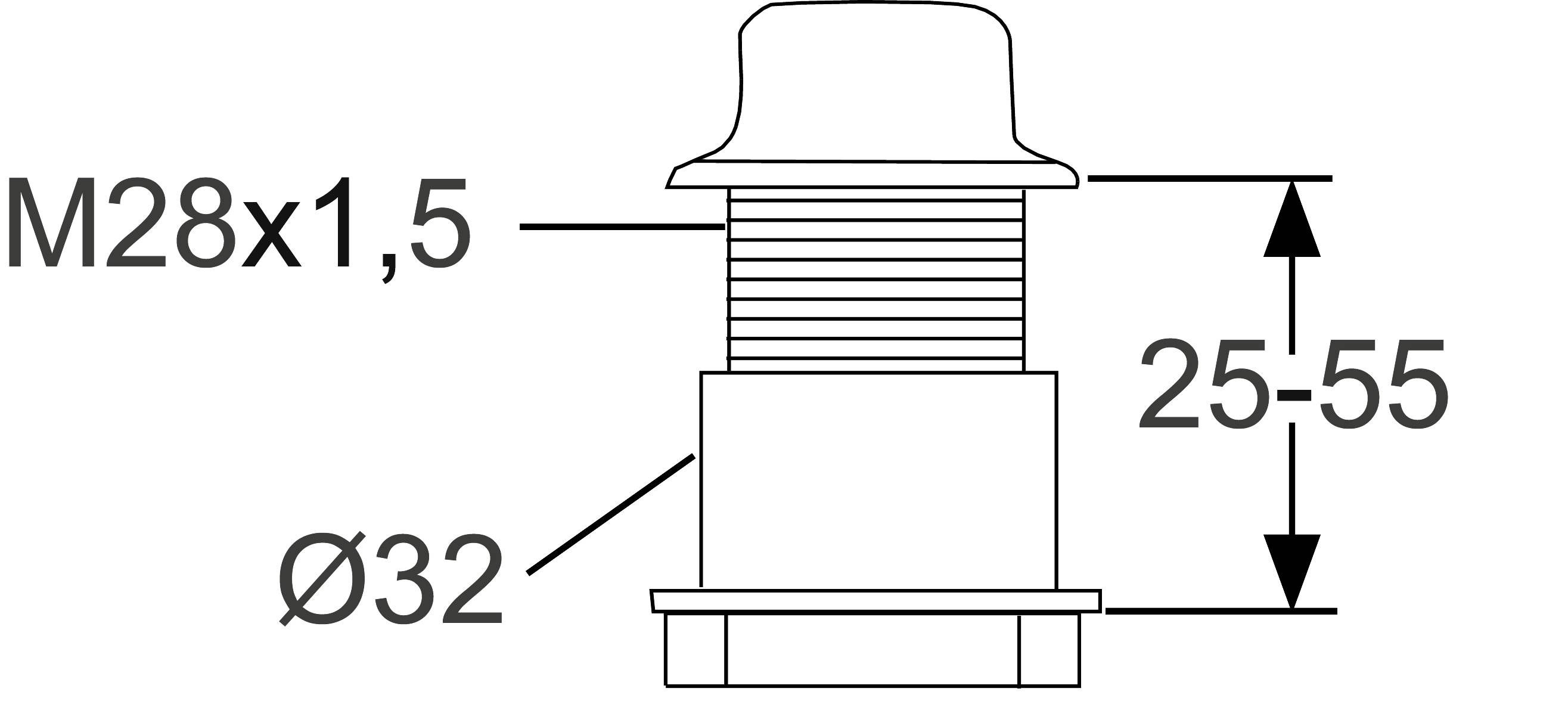 Mora Tischdurchführung für Armaturen Chrom