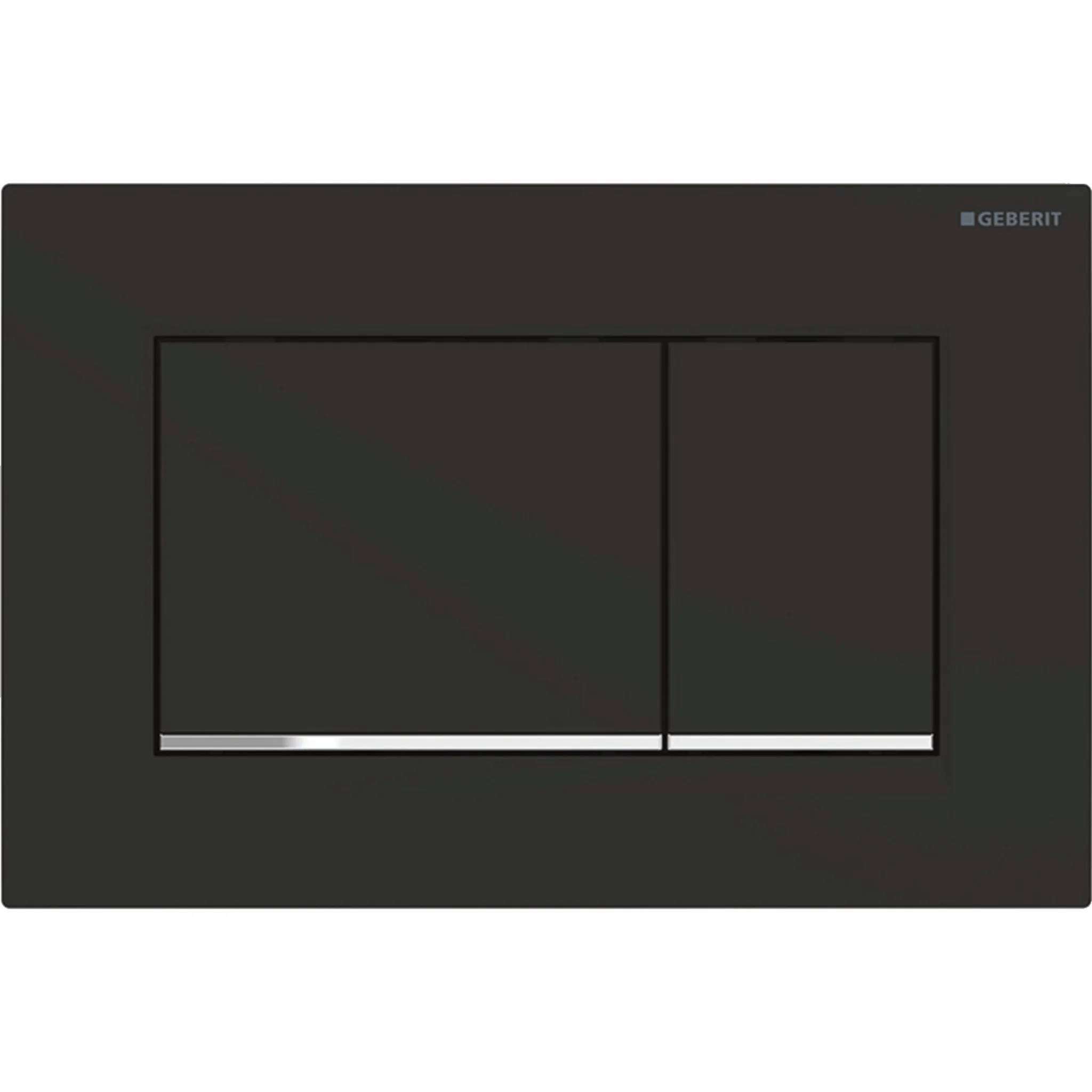 Geberit Betätigungsplatte Sigma20 2-Mengen KS, swmatt lackiert, poliert, square, 1 Stk.