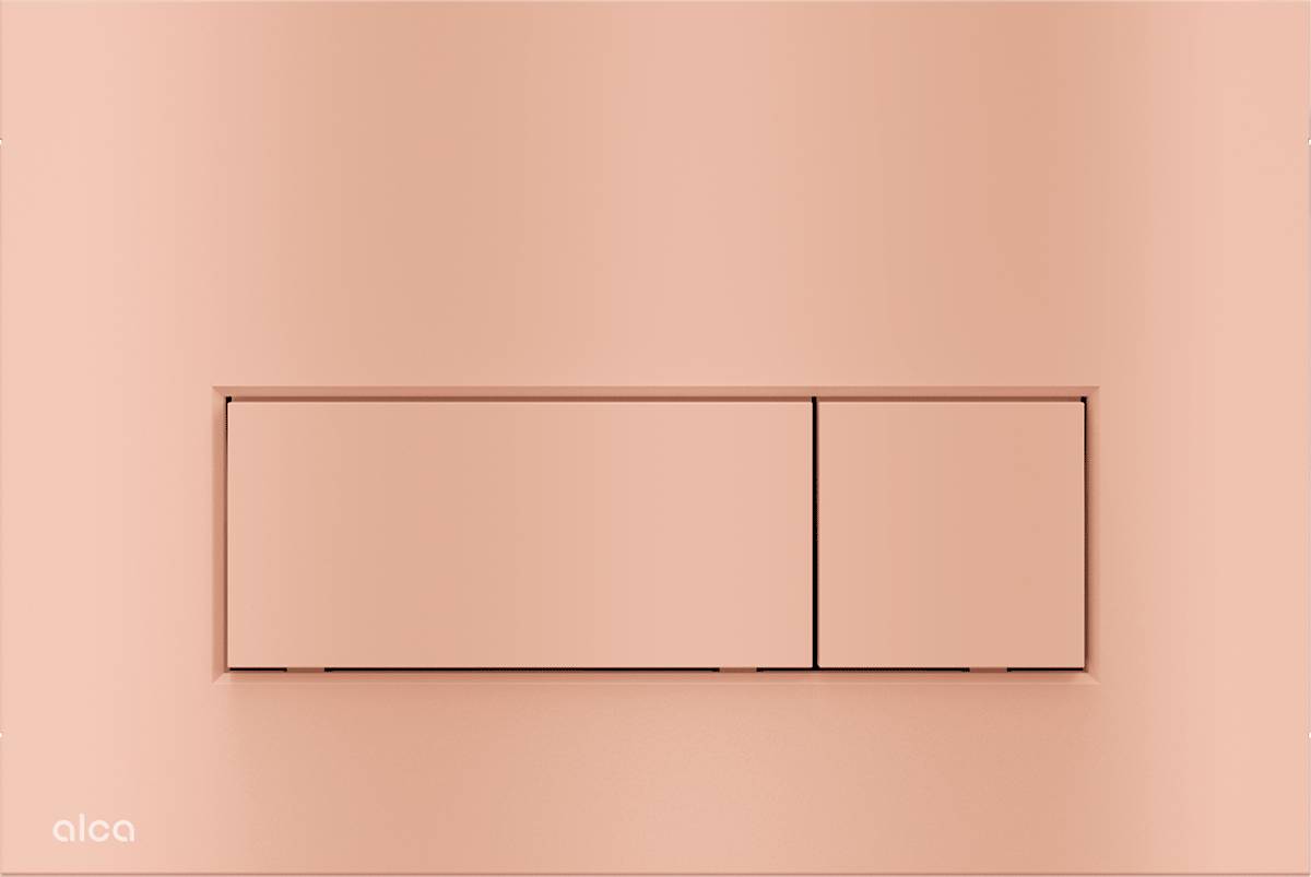 Alcadrain WC - Betätigungsplatte M57-RG-M Rotgold-Matt