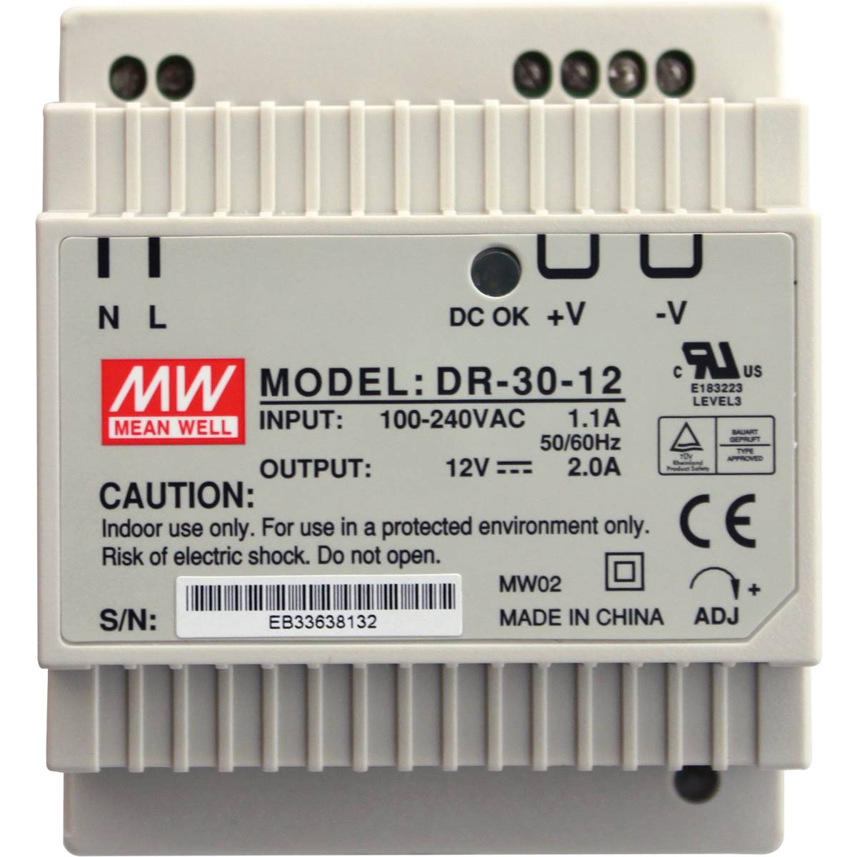 Alcadrain Netzgerät AEZ311 230 V AC/12 V DC/30 W, IP20