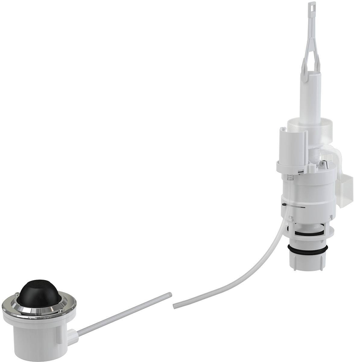 Alcadrain MPO12 Pneumatische Fernauslösung, Fußbetätigung, Metall, für Bodeneinbau