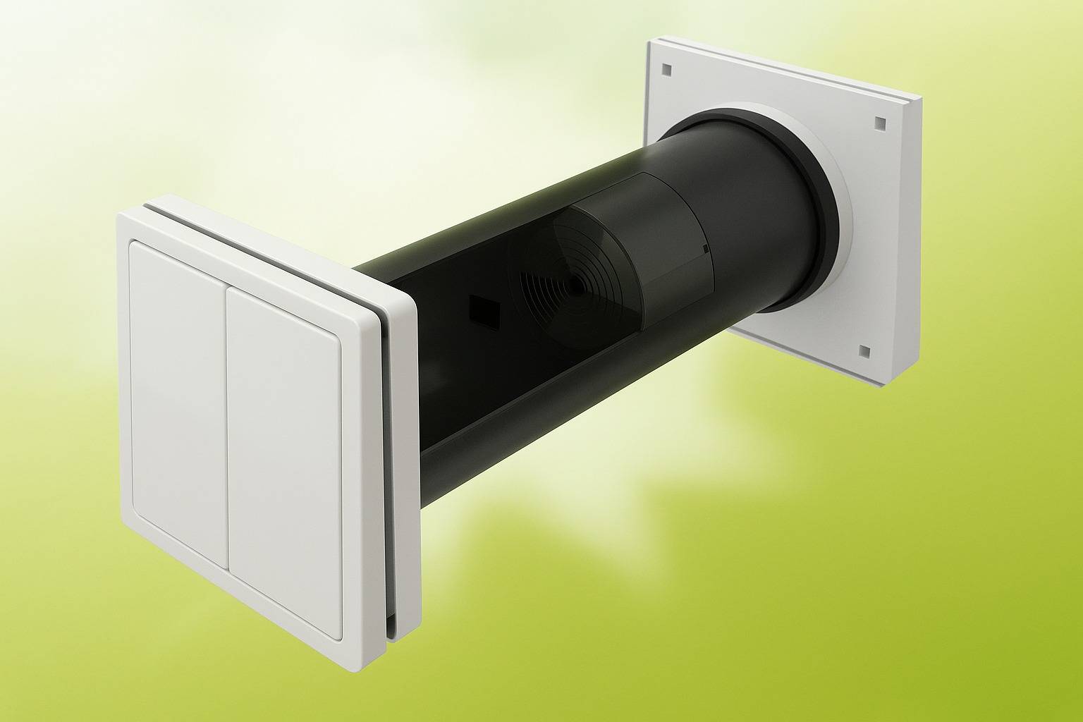 Inventer MaxAir Connect Komplettset Unterputz anthrazit 495mm