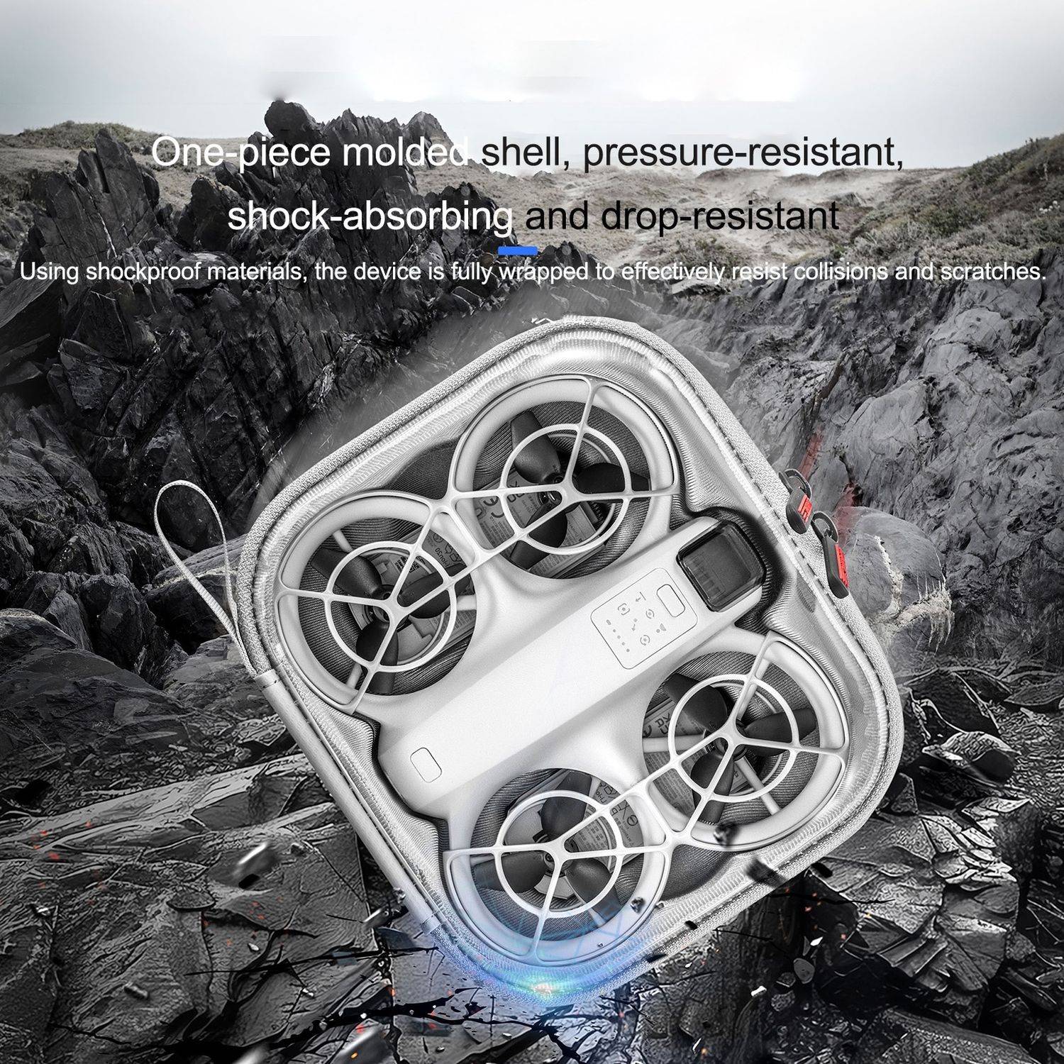 Für DJI Neo Drohne STARTRC kompakte Tragetasche Transparentem Deckel mit Gurt