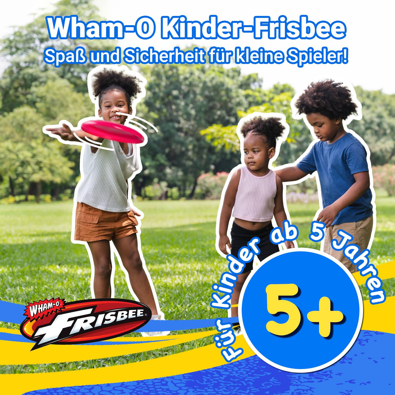 Wham-O Frisbee Go 2er Pack Flugscheibe ab 5 Jahren, 22.86 cm - 70g
