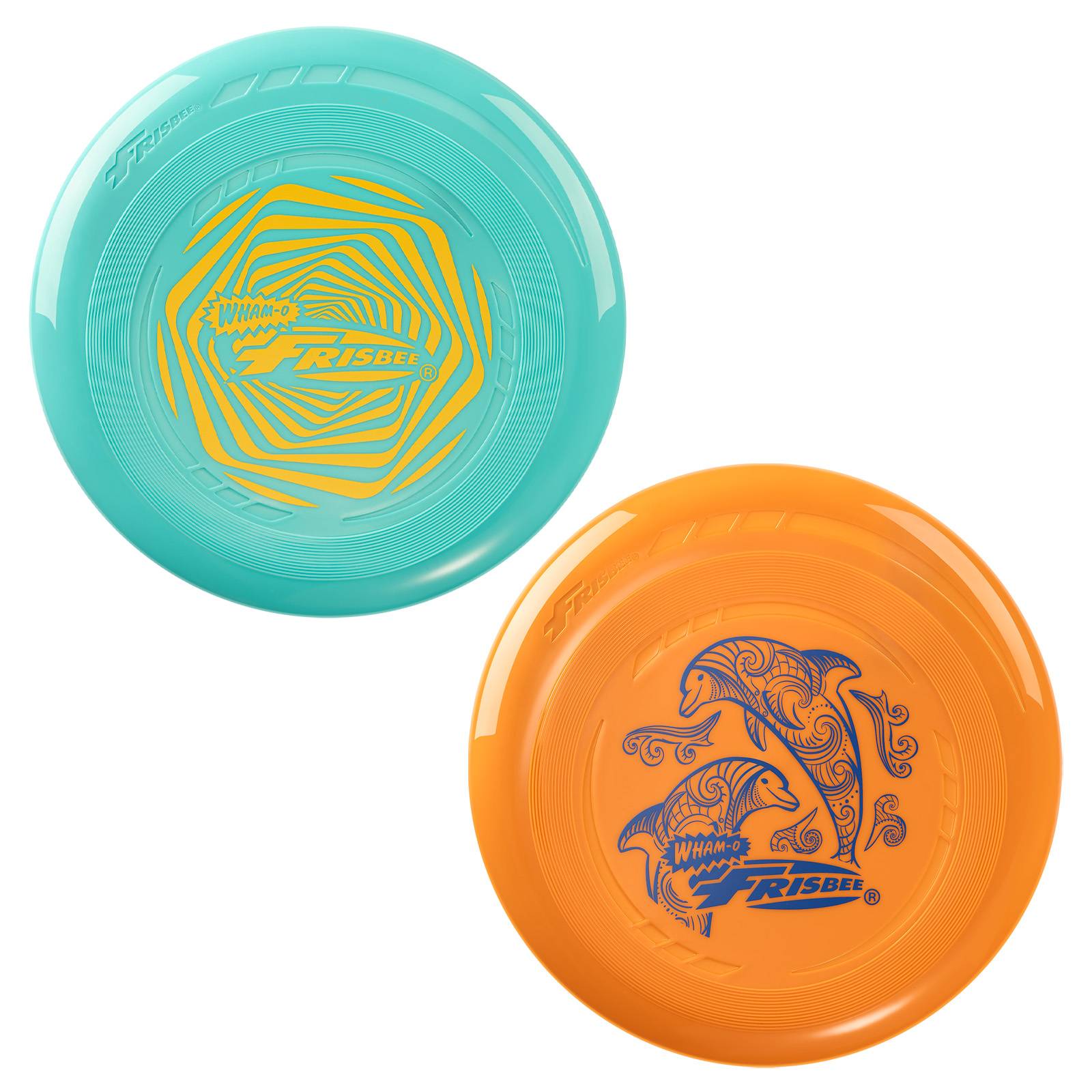 Wham-O Frisbee Go 2er Pack Flugscheibe ab 5 Jahren, 22.86 cm - 70g