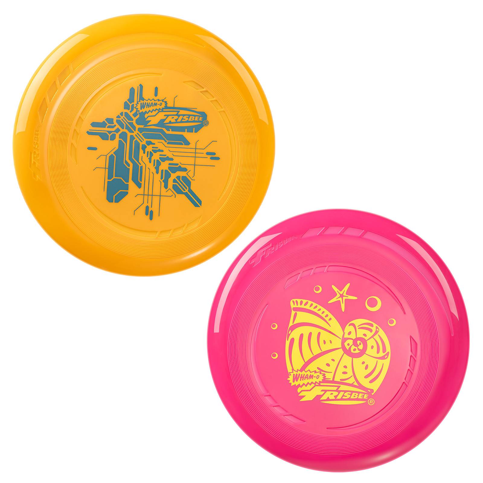 Wham-O Frisbee Go 2er Pack Flugscheibe ab 5 Jahren, 22.86 cm - 70g