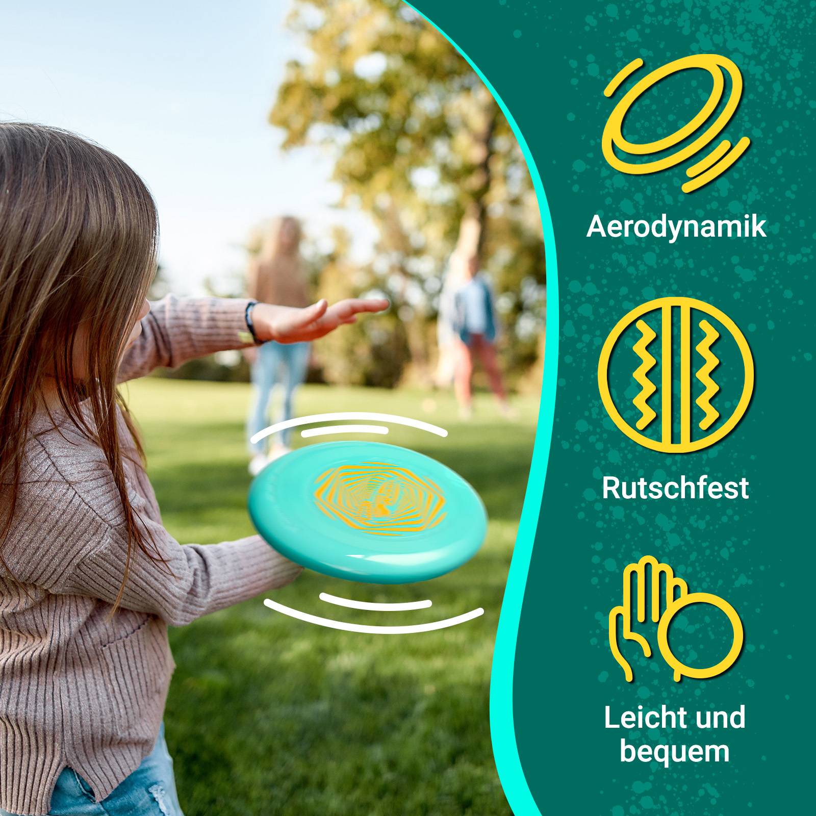 Wham-O Frisbee Go Flugscheibe für Kinder ab 5 Jahren, 22.86 cm - 70g