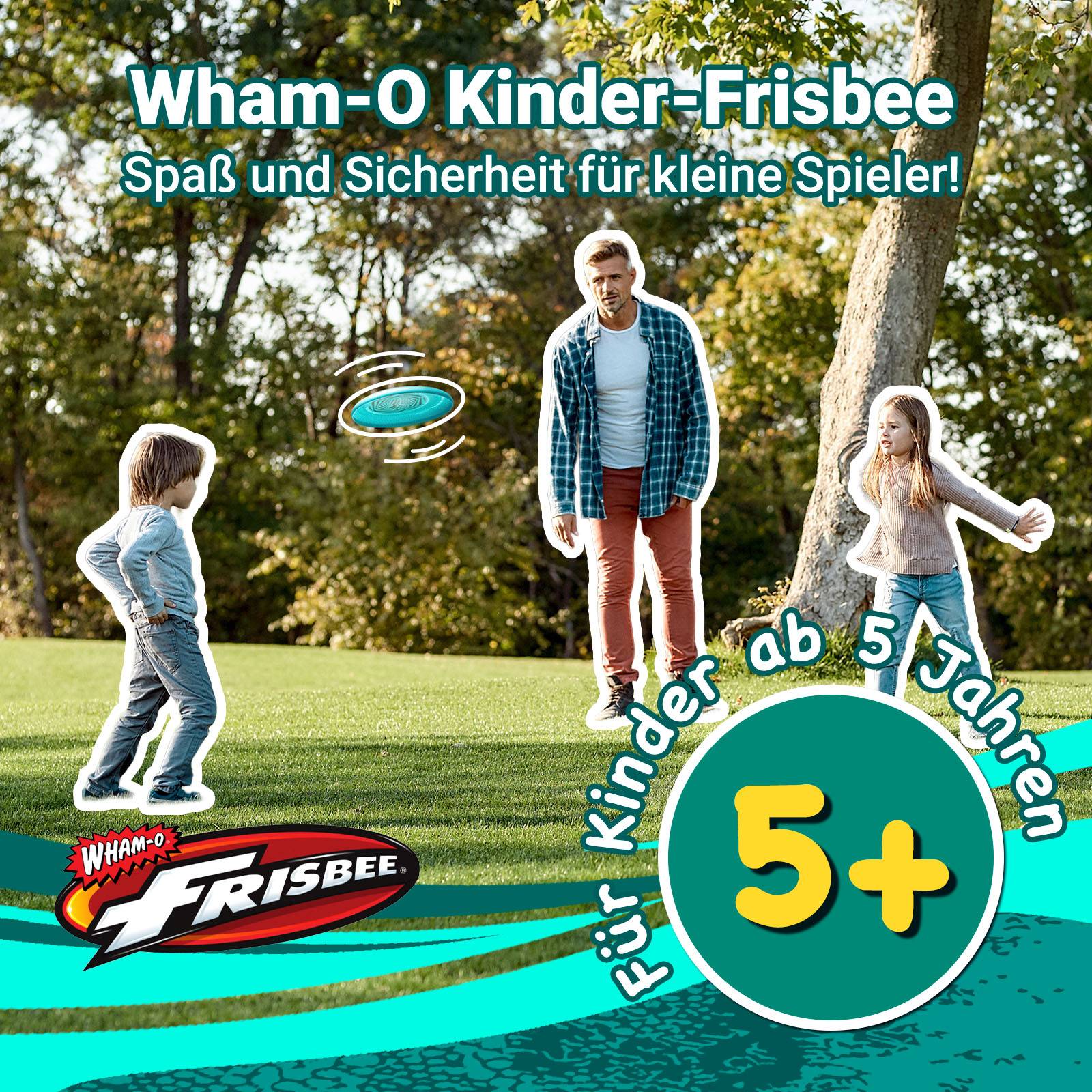 Wham-O Frisbee Go Flugscheibe für Kinder ab 5 Jahren, 22.86 cm - 70g