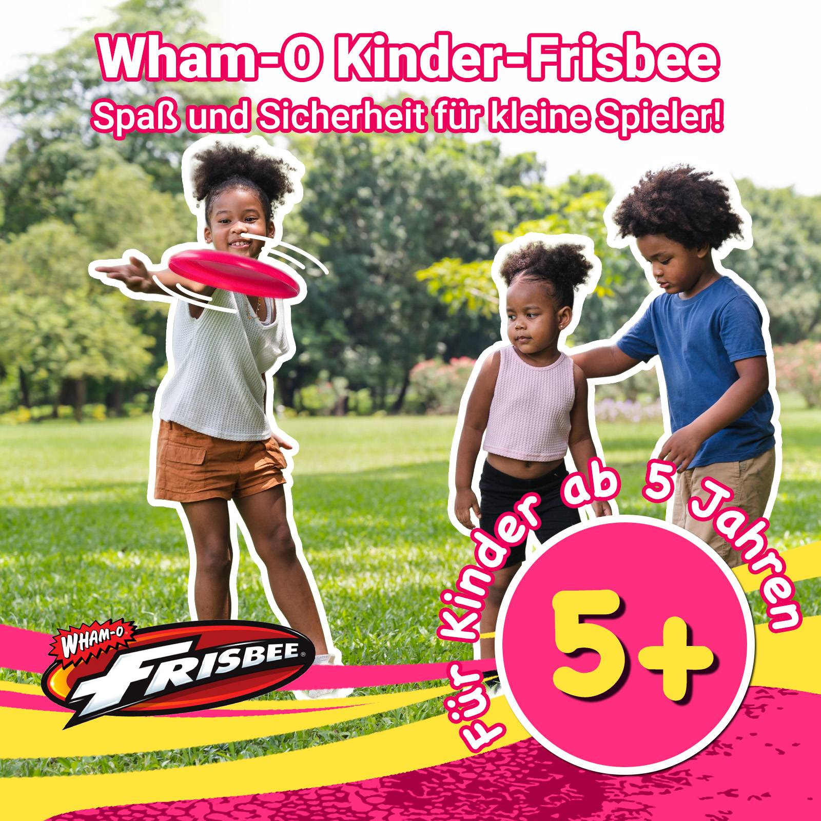 Wham-O Frisbee Go Flugscheibe für Kinder ab 5 Jahren, 22.86 cm - 70g