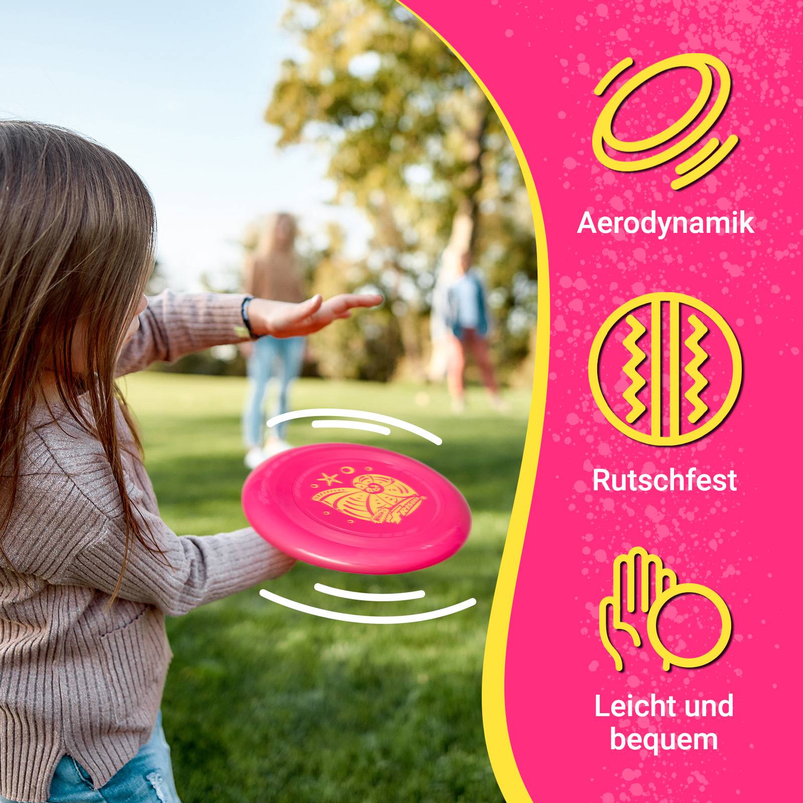 Wham-O Frisbee Go Flugscheibe für Kinder ab 5 Jahren, 22.86 cm - 70g
