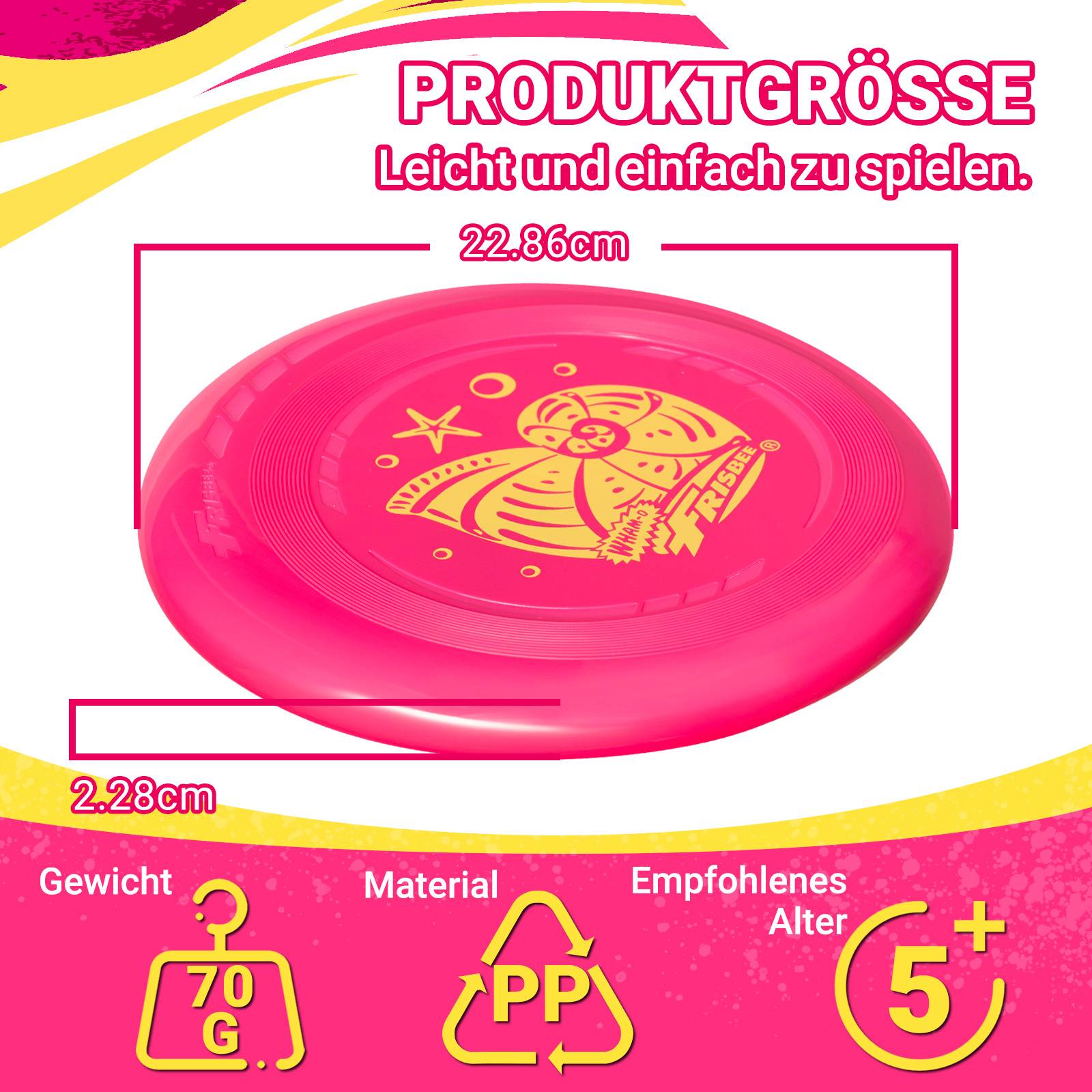 Wham-O Frisbee Go Flugscheibe für Kinder ab 5 Jahren, 22.86 cm - 70g