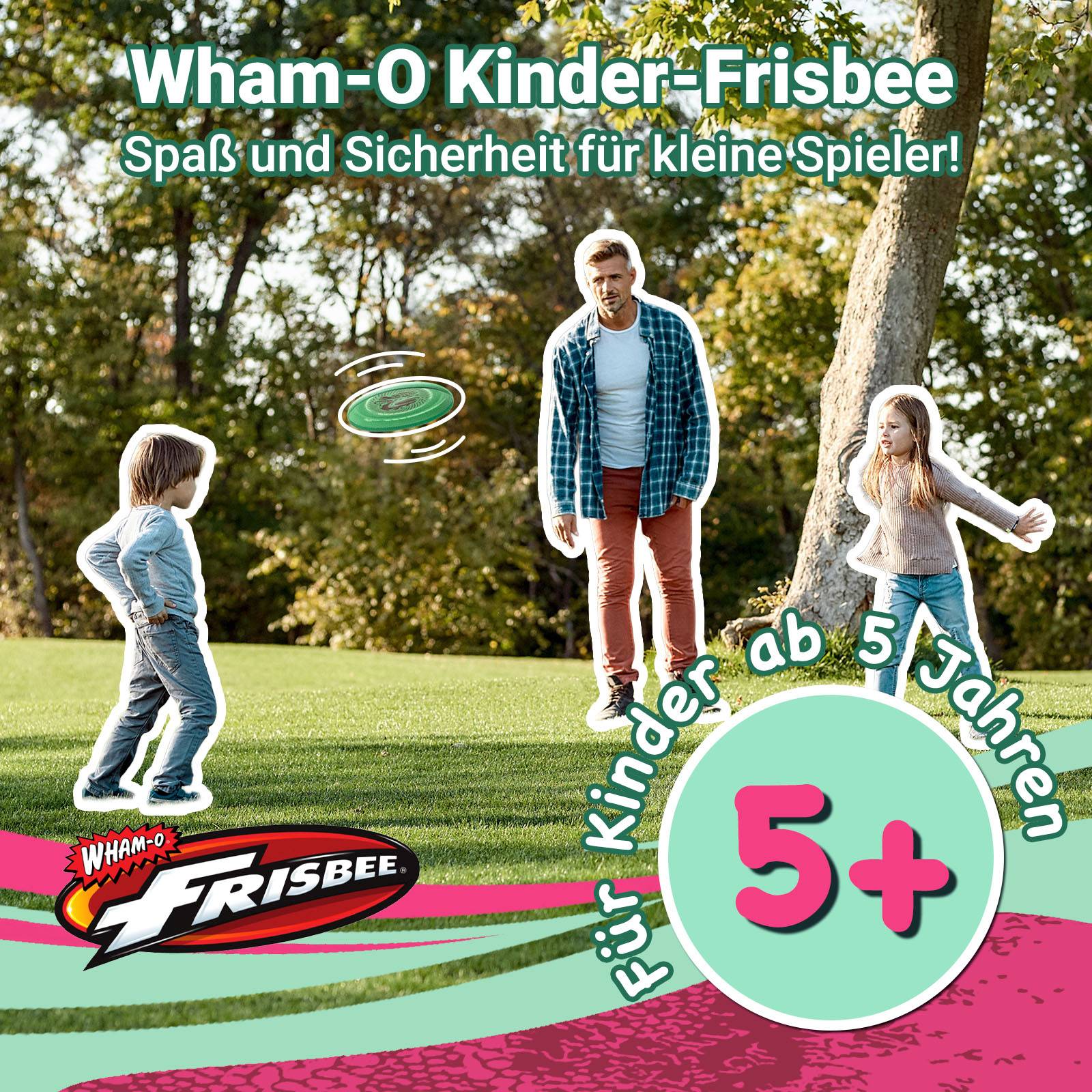 Wham-O Frisbee Go Flugscheibe für Kinder ab 5 Jahren, 22.86 cm - 70g