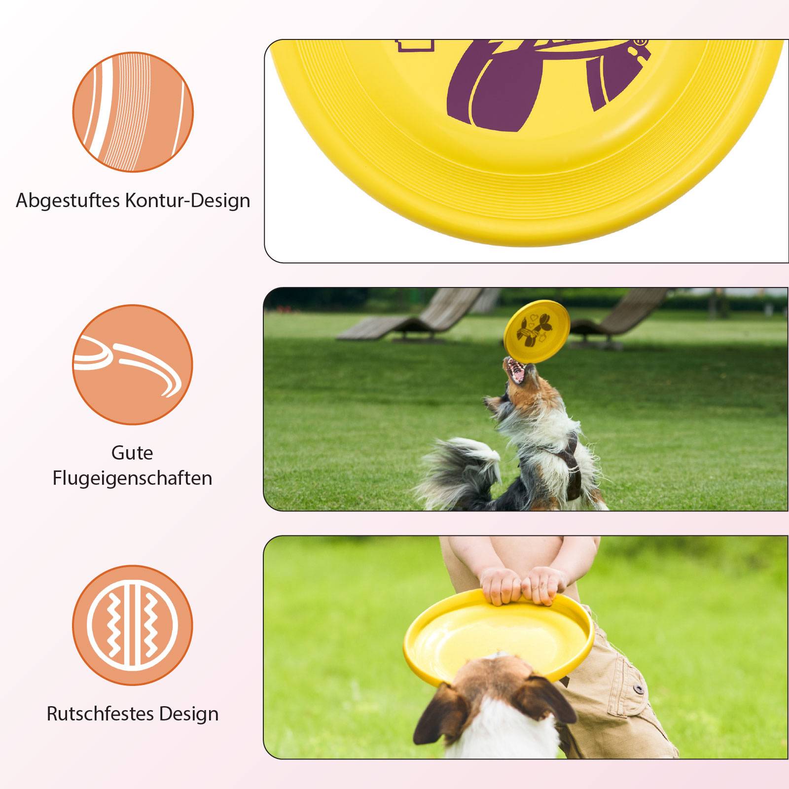Wham-O Frisbee Flugscheibe, 23.75 cm 100g Hundefreundlich für Kinder ab 5 Jahren