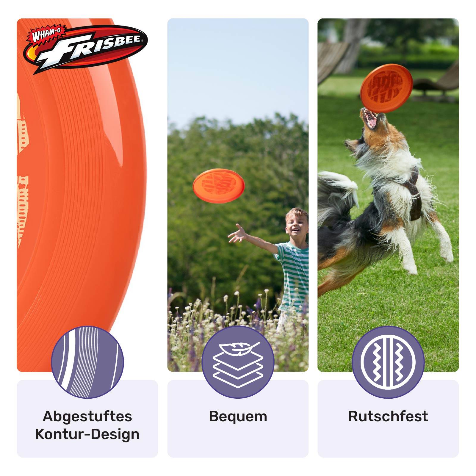 Wham-O Frisbee Flugscheibe, 25.27 cm für Kinder ab 5 Jahren - 130g