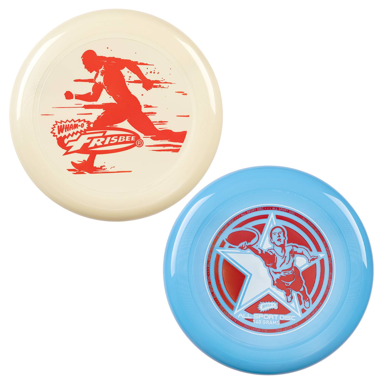 Wham-O Frisbee All Sport 140g Flugscheibe, für Outdoor Aktivitäten -2 Pack