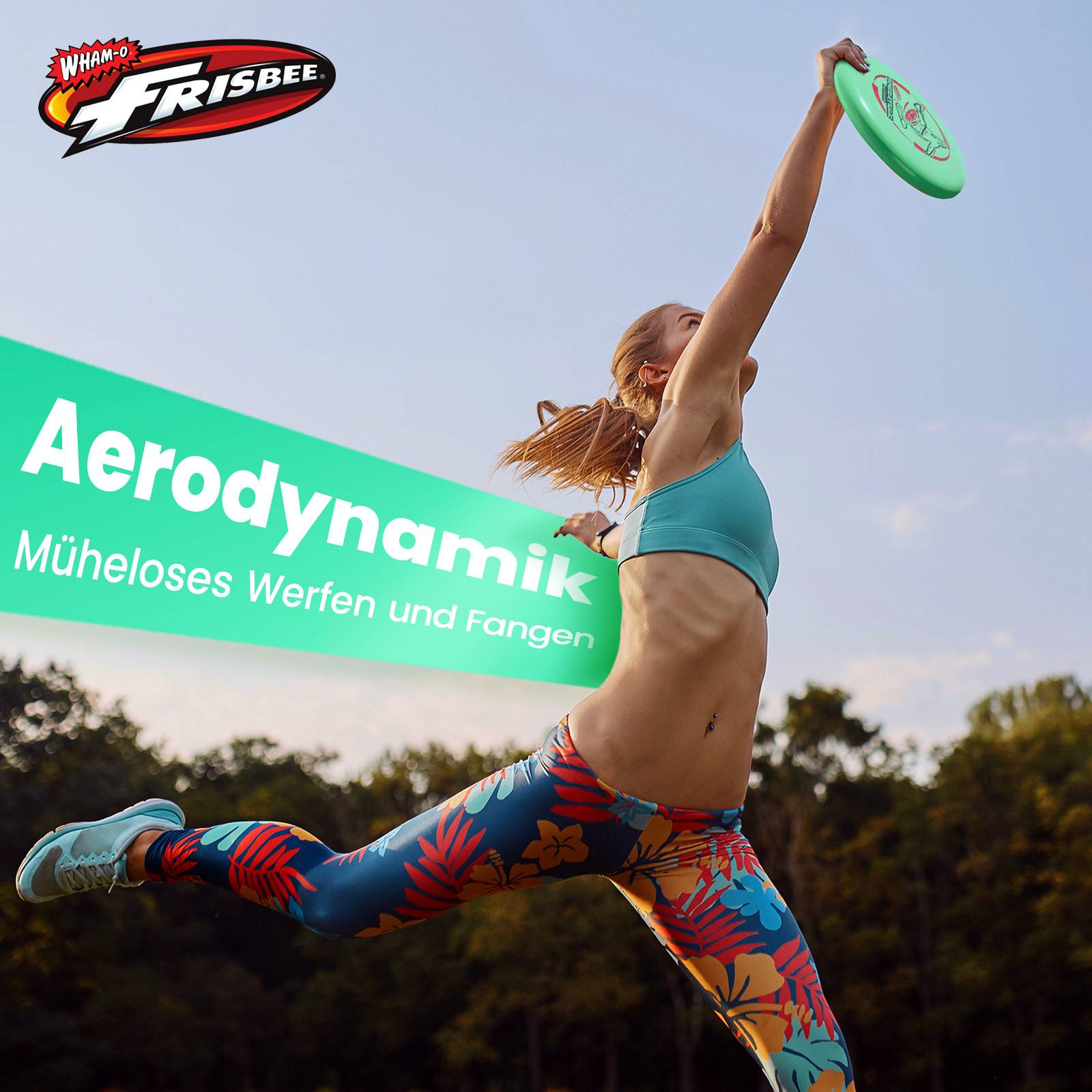 Wham-O Frisbee Freestyle 160g Flugscheibe, für Outdoor Spaß -2 Pack