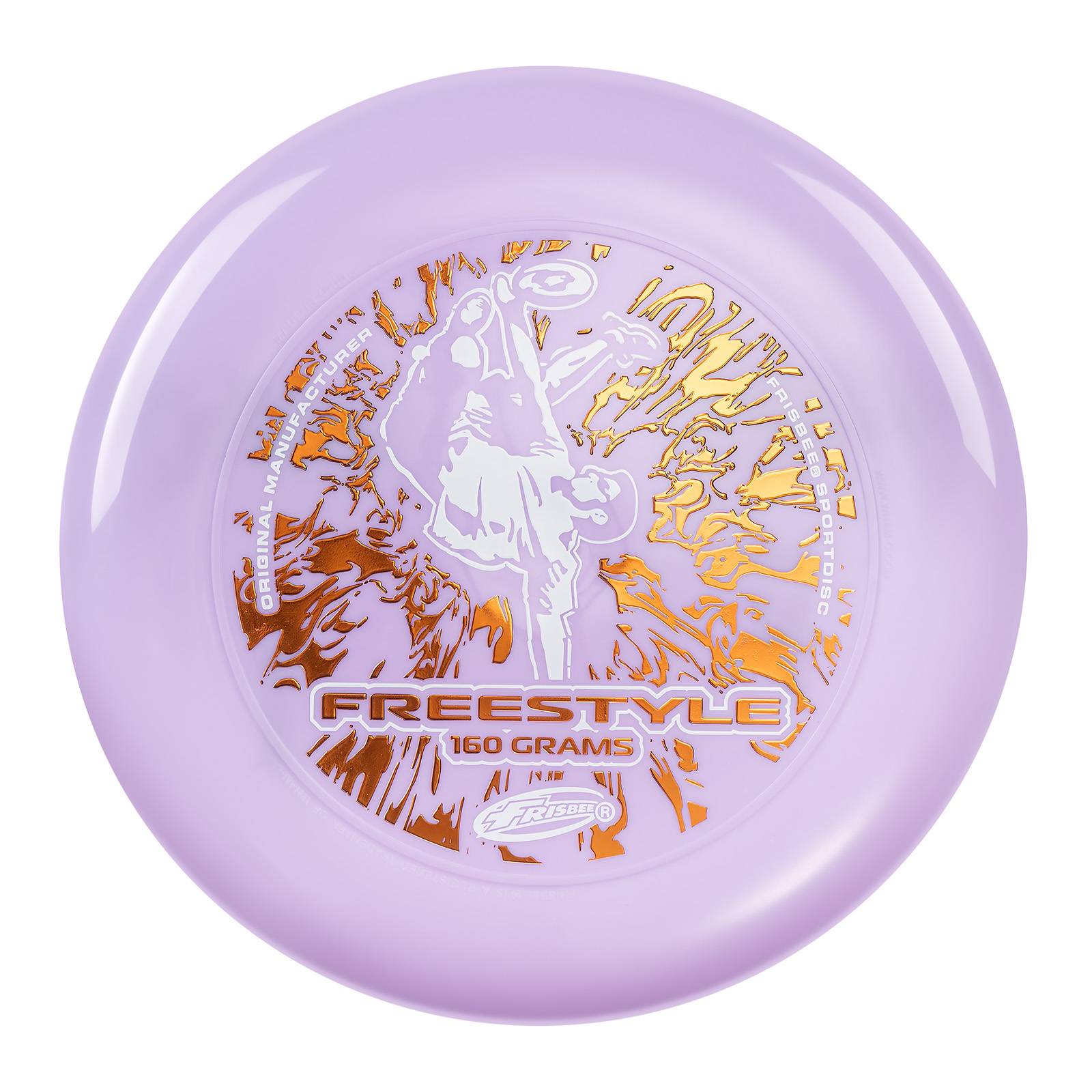 Wham-O Frisbee Freestyle 160g Flugscheibe, für Outdoor Spaß -1 Pack