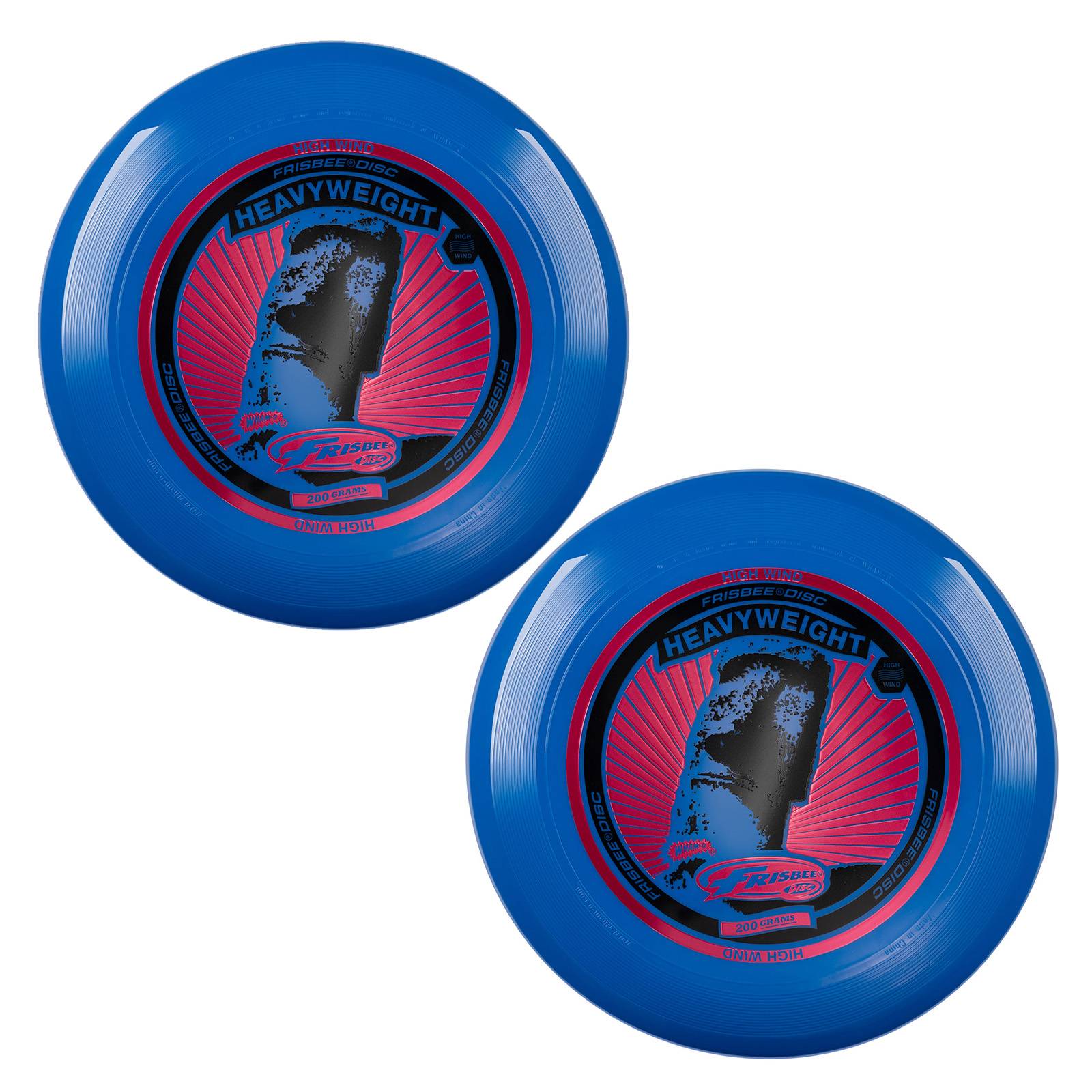 Wham-O Frisbee Heavyweight 200g Flying Disc, für Outdoor-Aktivitäten -2 Pack
