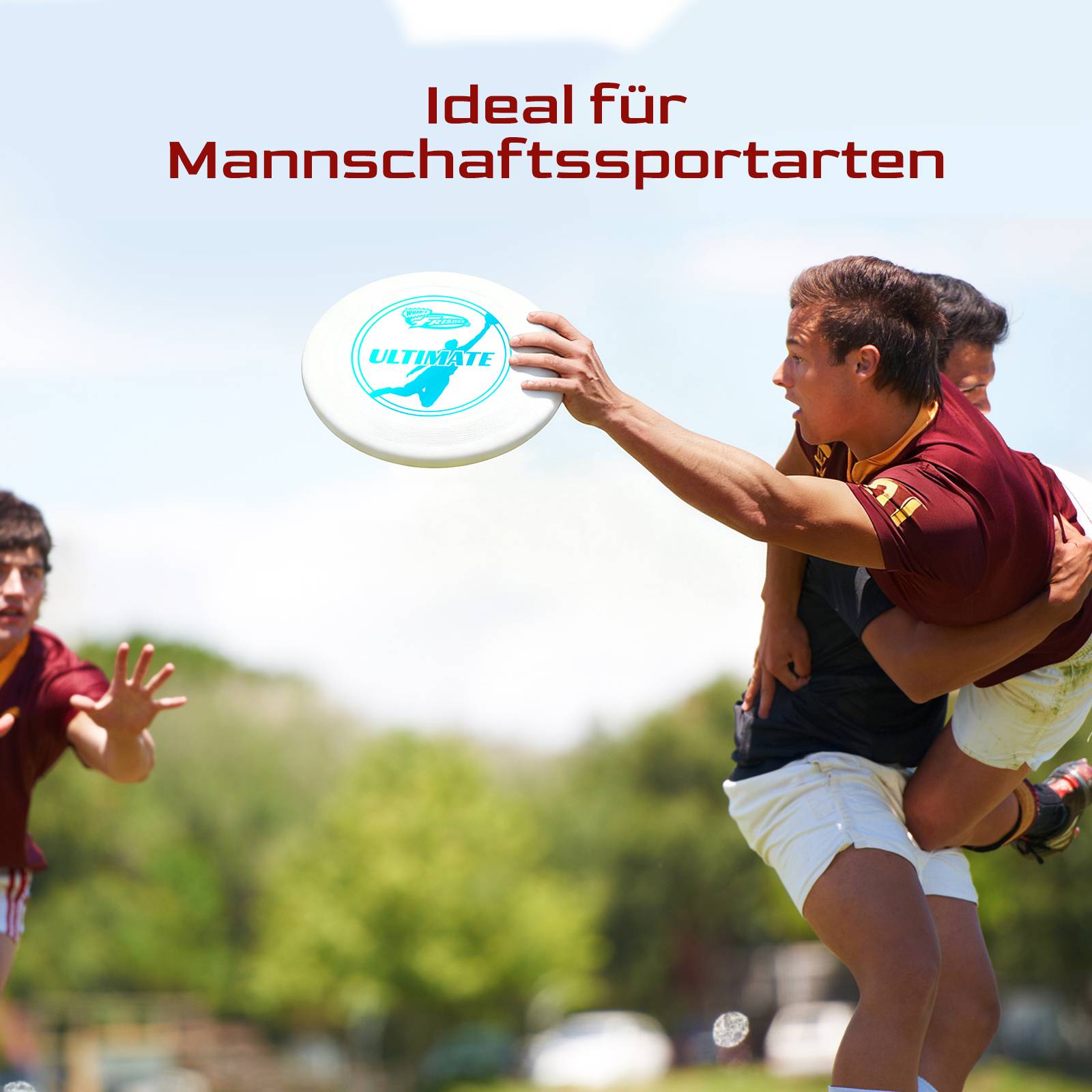 Wham-O Frisbee Ultimate 175g Trainingsscheibe für Wettbewerb -1 Pack