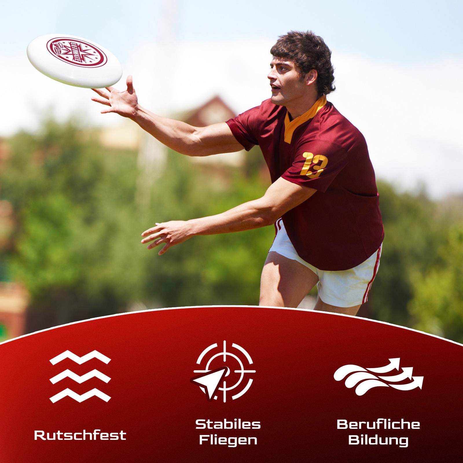 Wham-O Frisbee Ultimate 175g Trainingsscheibe für Wettbewerb -1 Pack