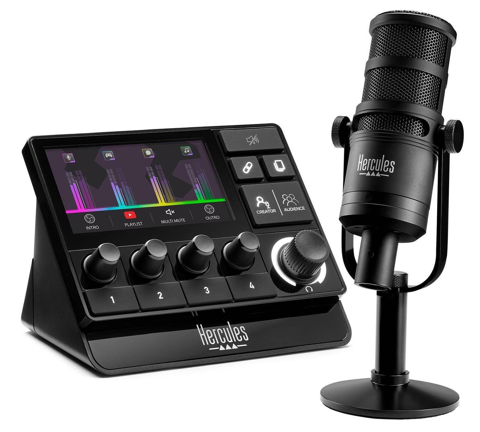 Hercules Stream Essentials Kit XLR retail Multimedia-Technik Audio Zubehör