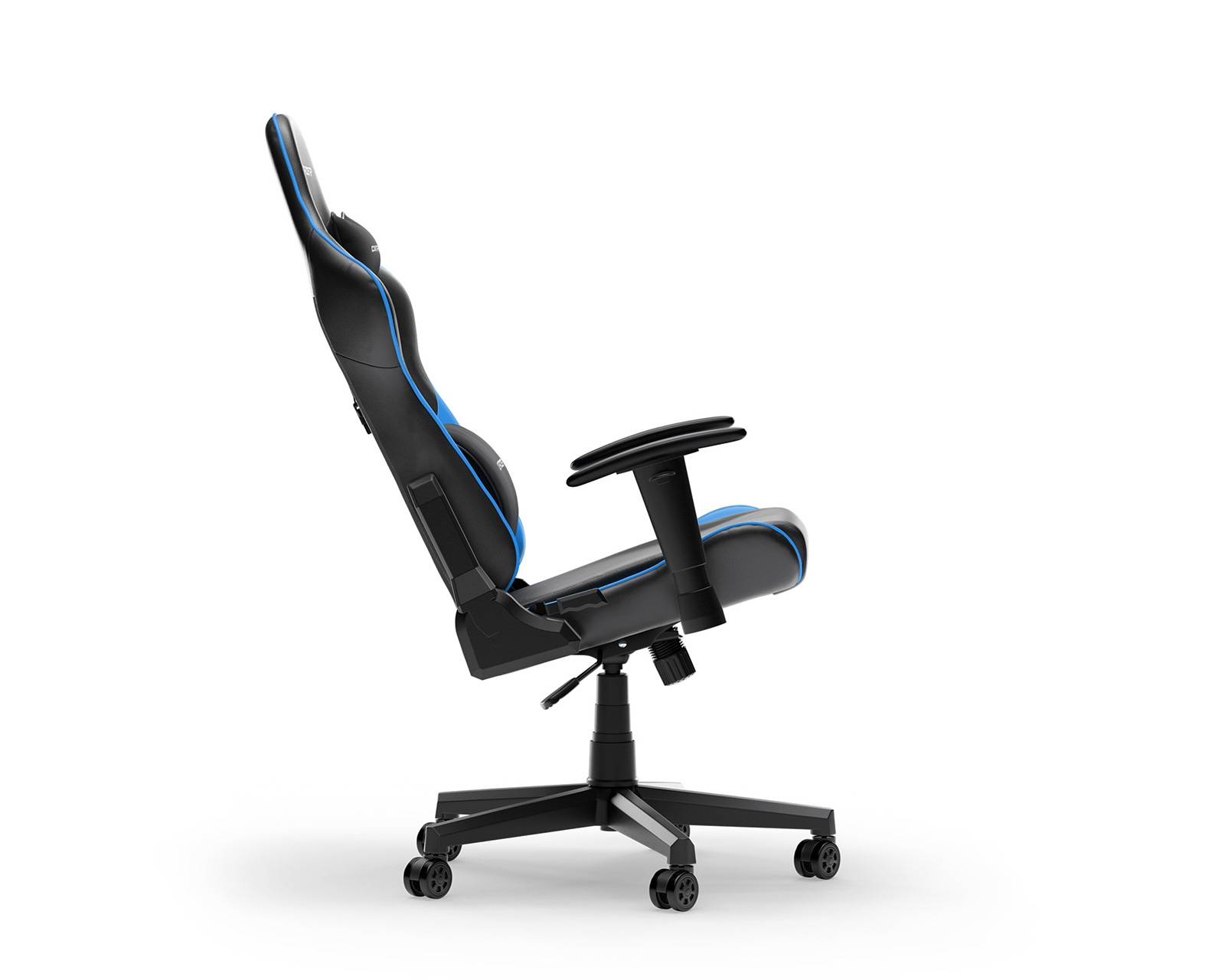 PRINCE L schwarz / blau PVC Leder