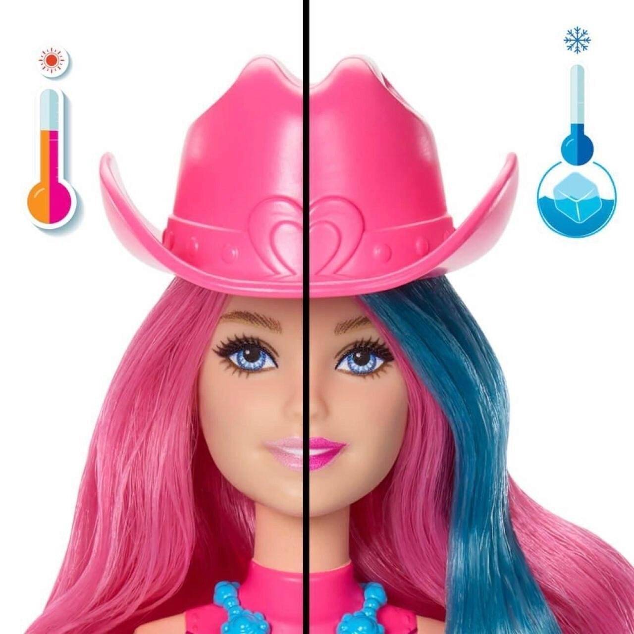Mattel JCP01 - Barbie Color Reveal Barbie Disco Star Serie