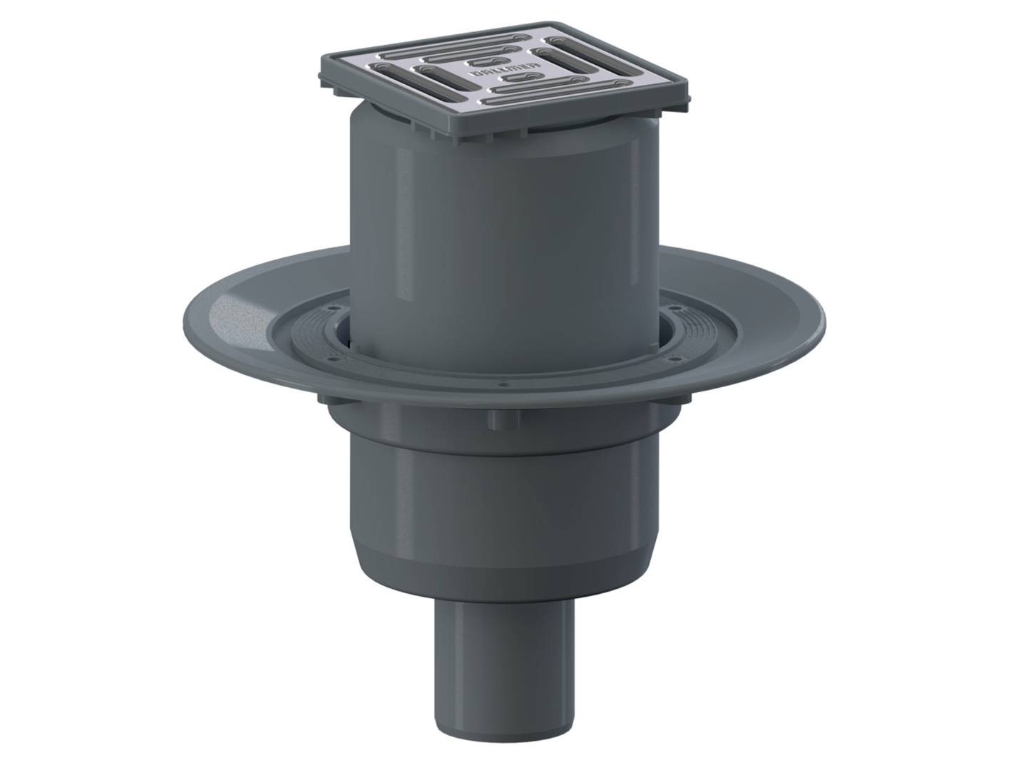 Dallmer Bodenablauf 40 SE Serie 10, DN 50 100x100mm