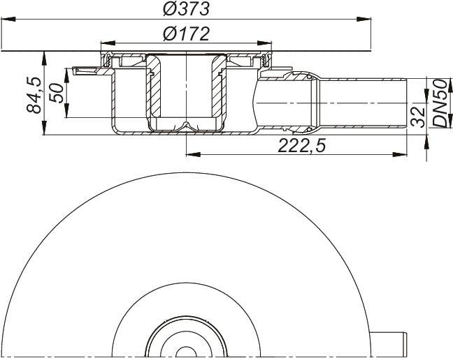 Ablaufgehäuse DallDrain, DN50