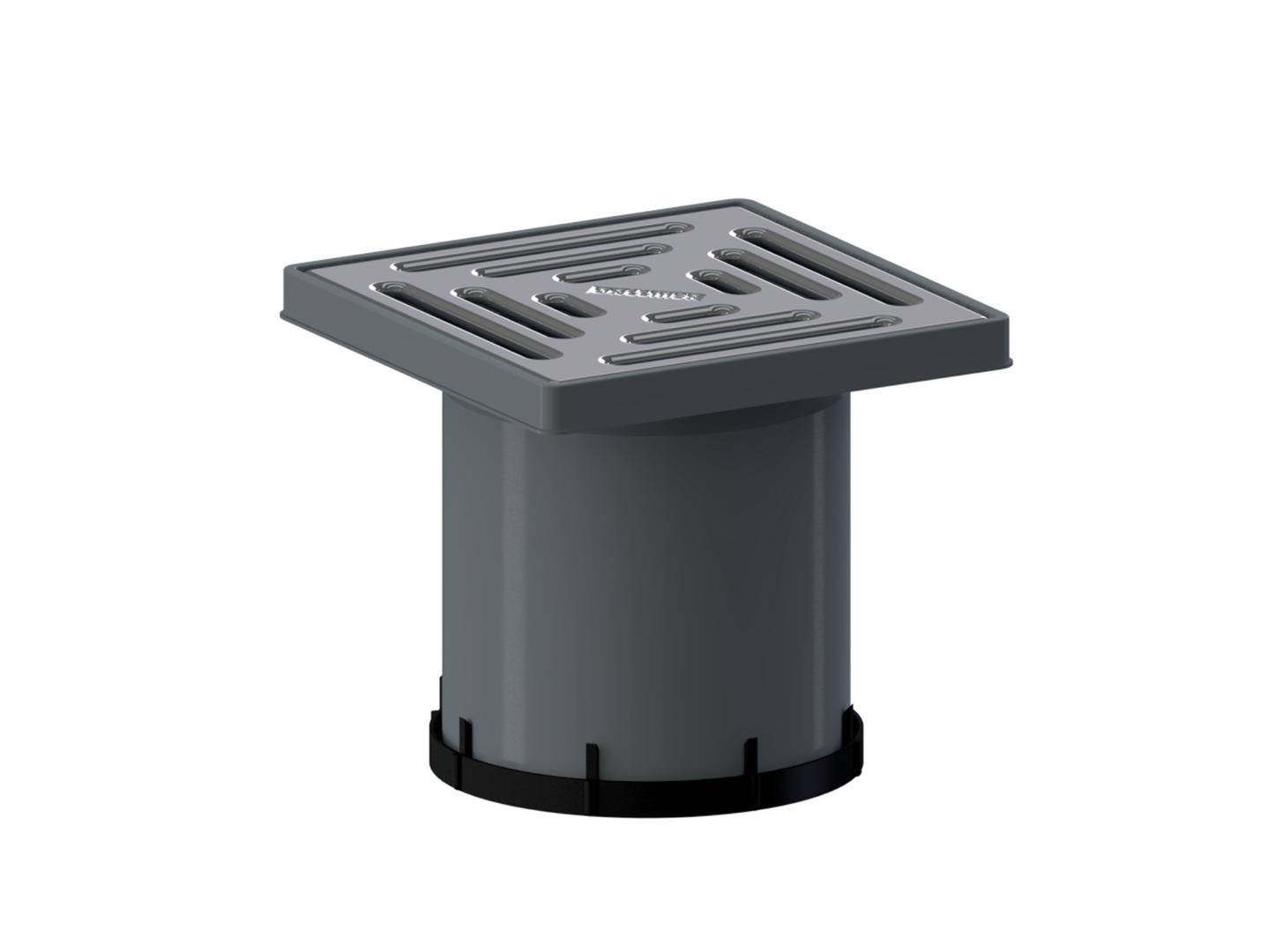 Dallmer Aufsatz 150x150mm KE 10, Kunststoff-Rahmen