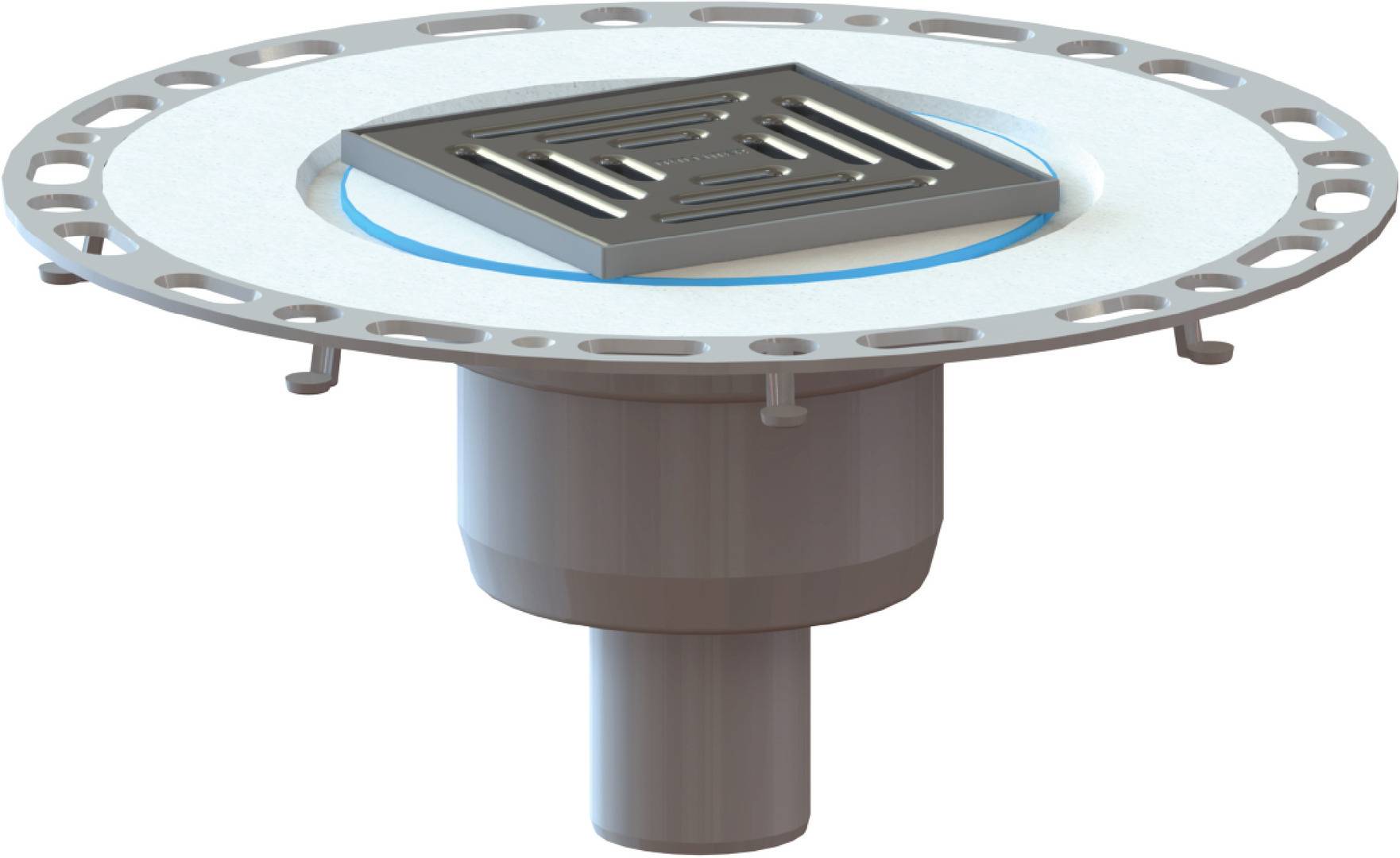 Dallmer Bodenablauf TistoPlan VK12, DN 50, 120x120mm