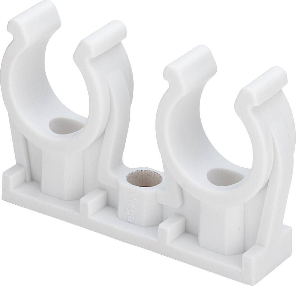 Viega Rohr-Clip Kunststoff, doppelt 10mm