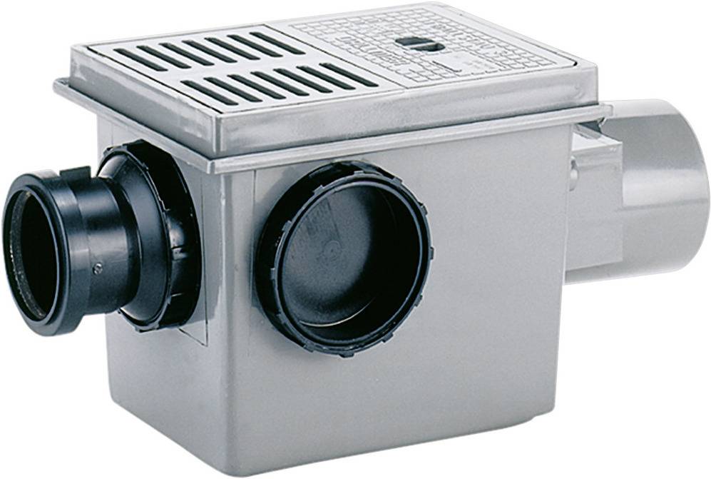 DALLMER Rückstau-Kellerablauf Ballstau 110/3, DN100, mit Zulauf DN70