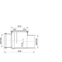 DALLMER Reinigungsrohr Stausafe R DN150