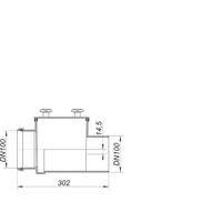 DALLMER Reinigungsrohr Stausafe R DN125