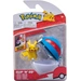Jazwares PKW2660 - Pokémon - Clip'n'Go Poké Balls - Pikachu #9 & Guter Ball Jazwares PKW2660 - Pokémon - Clip'n'Go Poké Balls - Pikachu #9 & Guter Ball