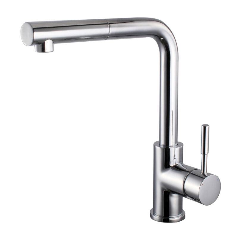 Beitz & Walz AqvaKitchen Spültisch-Ehm. m. Geschirrbrause chrom seitl. Hebel