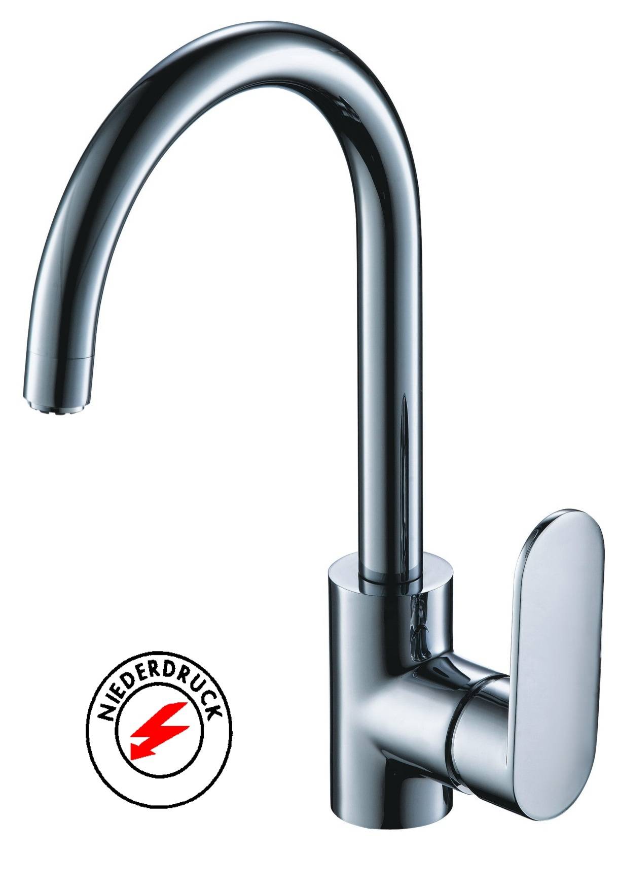 Beitz & Walz AQVAPLUS Spültisch-Ehm. ND Hebel seitlich chrom