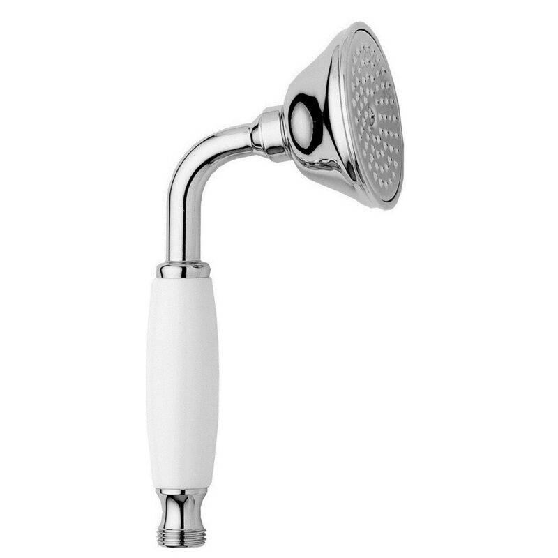 Beitz & Walz AQVARETRO II Handbrause chrom mit weißen Griff