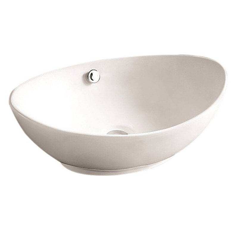 Beitz & Walz AqvaCeramica Aufsatzbecken 58 cm weiß