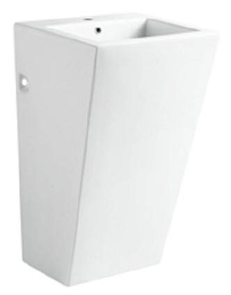 Beitz & Walz AqvaDesign Standwaschtisch eckig - weiß -